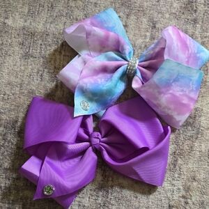 Jojo Siwa Dreamy Pastel and Purple Hair Bow Set